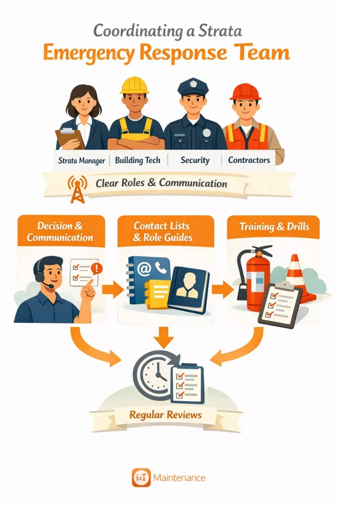Coordinating a Strata Emergency Response Team