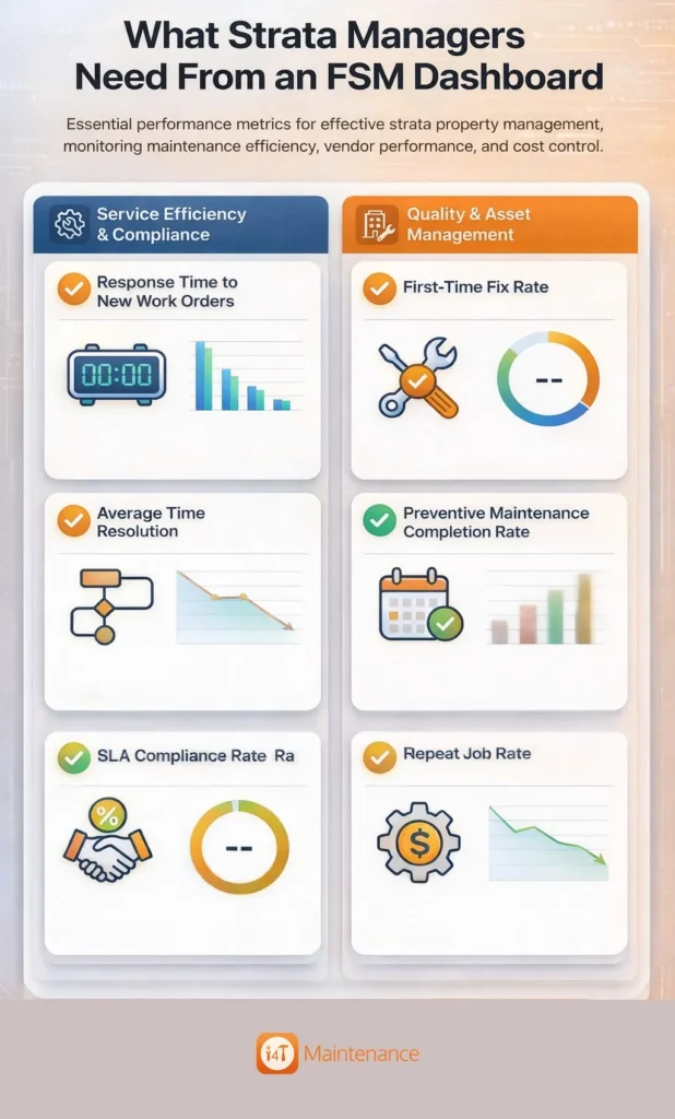 What Strata Managers Need From an FSM Dashboard