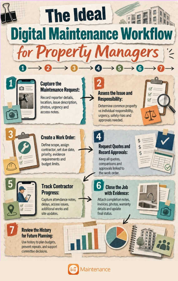 i4T Maintenance - The Ideal Digital Maintenance Workflow for Property Managers