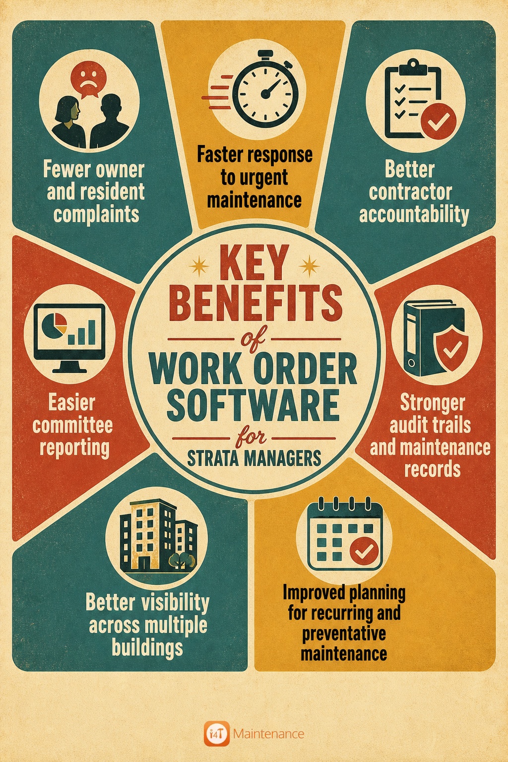 Work Order Software: 7 Powerful Wins for Strata Maintenance Infographic