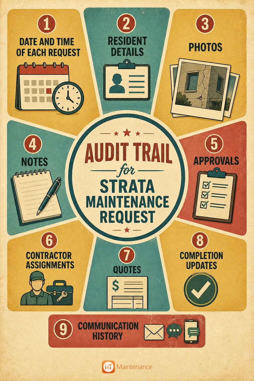 i4T Maintenance -Audit Trail for Strata Maintenance Request